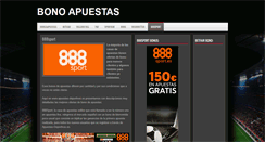 Desktop Screenshot of bono-apuestas.com